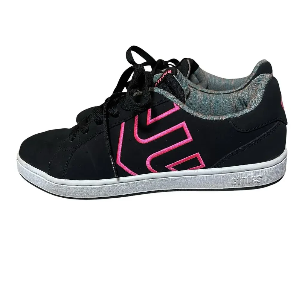 Etnies Fader LS Women Black Pink Skate Shoes Sneaker Size 9.5 Y2K Chunky